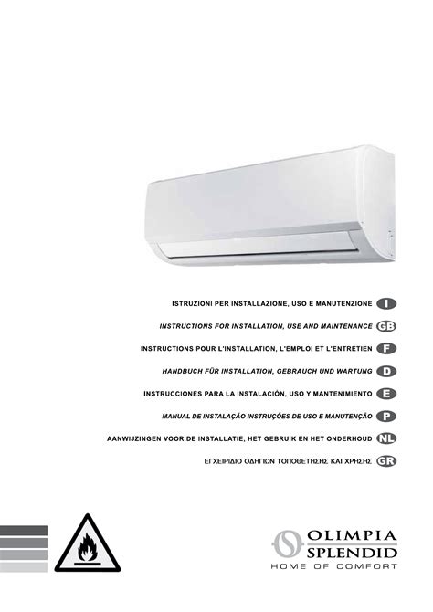 olimpia splendid air conditioner manual.